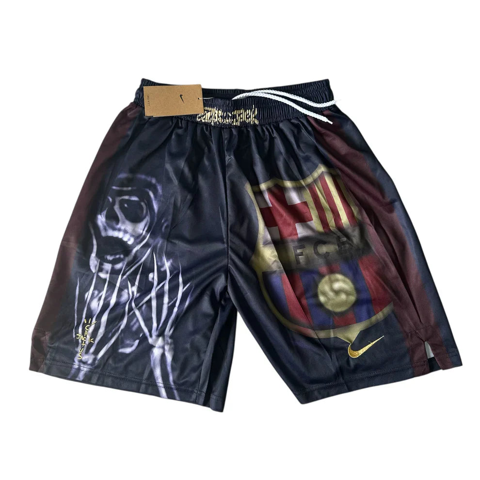 FC Barcelona x Travis scott shorts