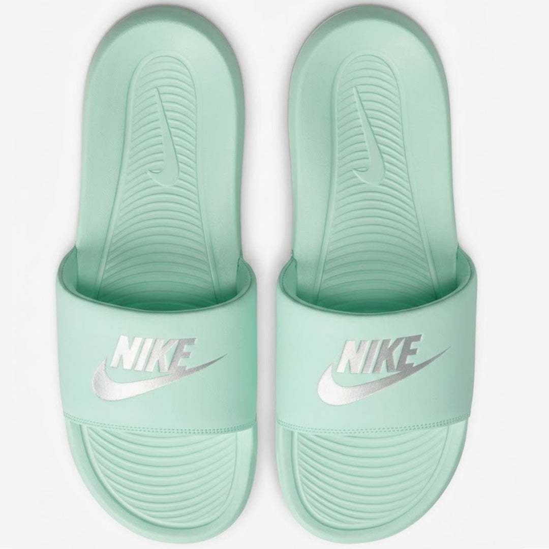 Nike Victori One Light Cyan with Silver logo