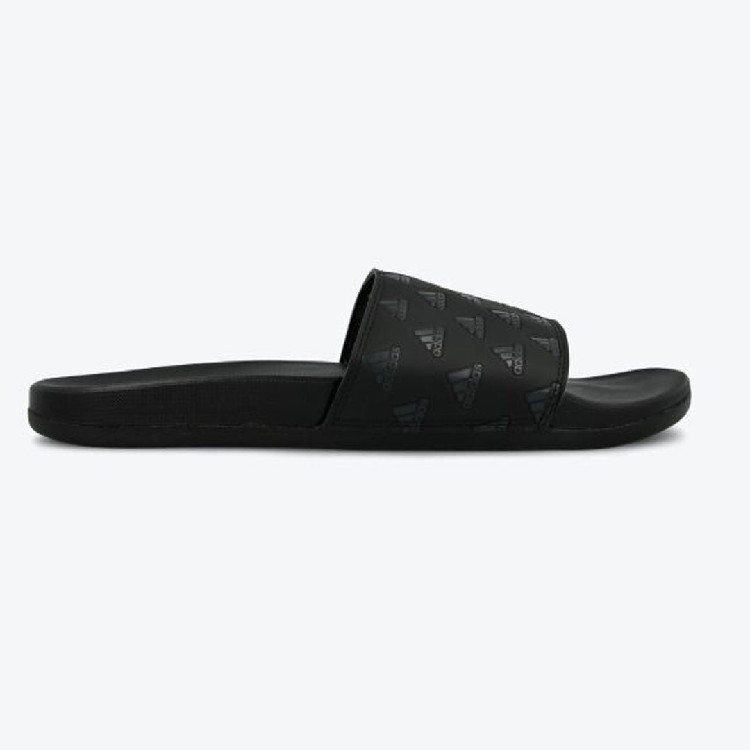 Adidas Full Black Printed Slides