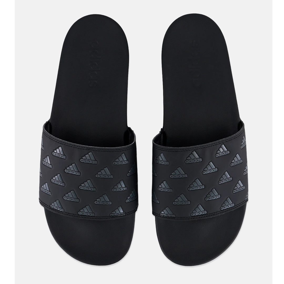 Adidas Full Black Printed Slides