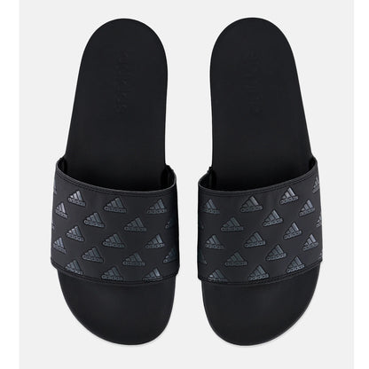 Adidas Full Black Printed Slides