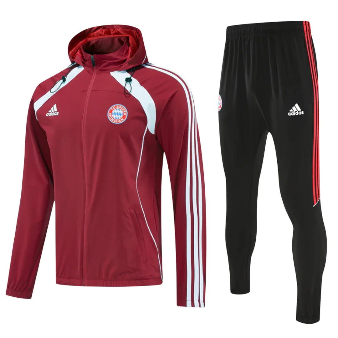 Bayern Munich 2025-26 Full-Zip TrackSuit Waterproof