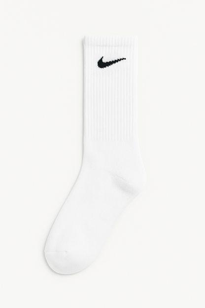 Classic Performance Crew Socks – White Edition