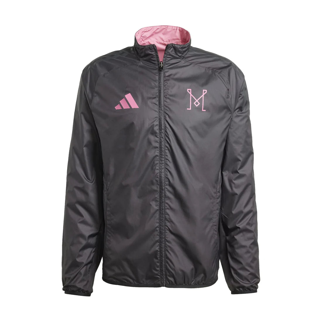 Pink/Black Inter Miami Cf 2025 Anthem Reversible Full-Zip Jacket