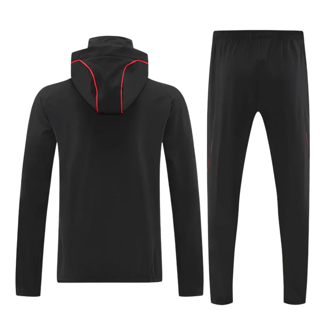 Liverpool FC 2025-26 Black Full-Zip TrackSuit Waterproof
