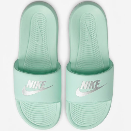 Nike Victori One Light Cyan with Silver logo