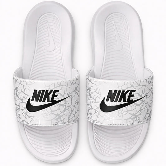 Nike Victori One White Silver Print and Black logo