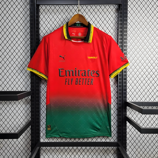 AC Milan x OFF WHITE red green edition