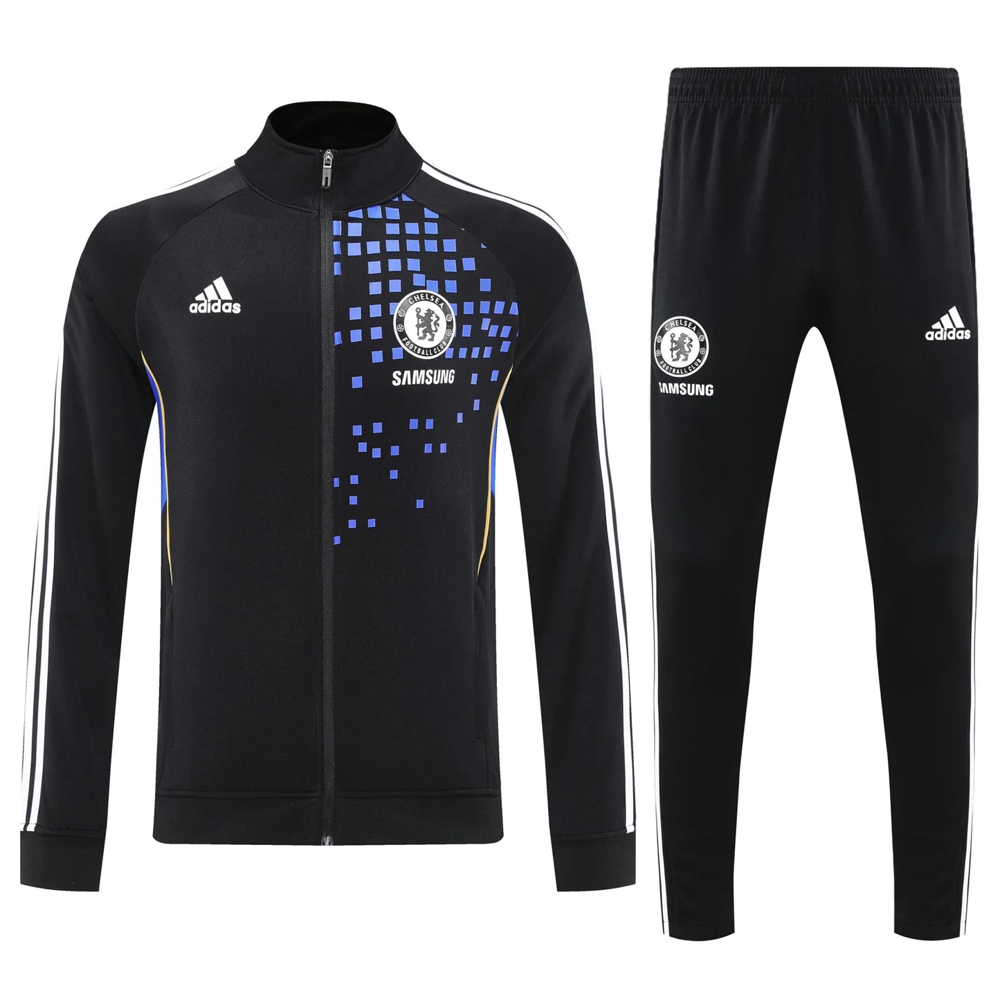 Chelsea 2010 Black Full-zip Tracksuit Set