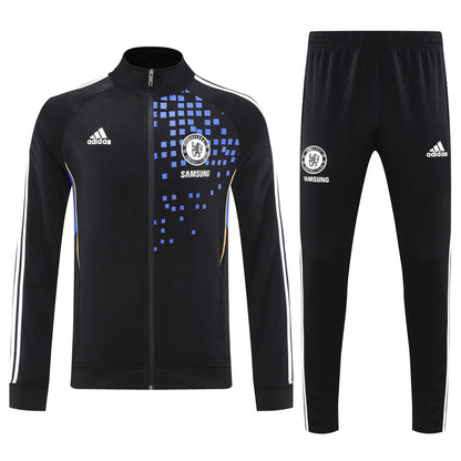 Chelsea 2010 Black Full-zip Tracksuit Set