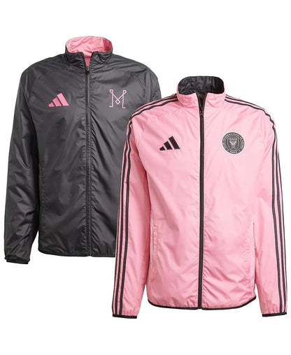 Pink/Black Inter Miami Cf 2025 Anthem Reversible Full-Zip Jacket
